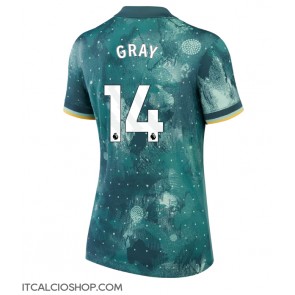 Tottenham Hotspur Archie Gray #14 Terza Maglia Femmina 2024-25 Manica Corta